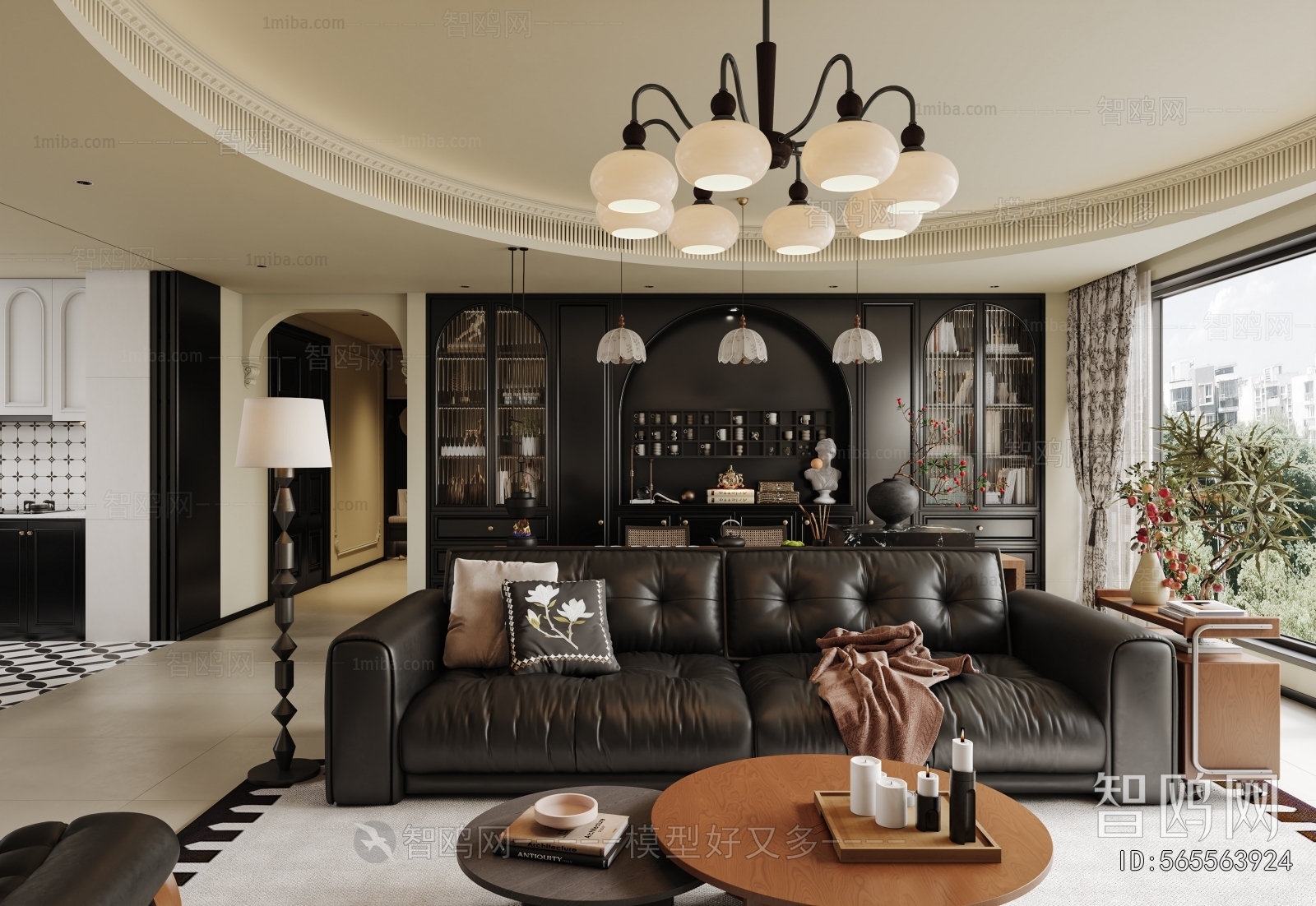 French Style Open Kitchen