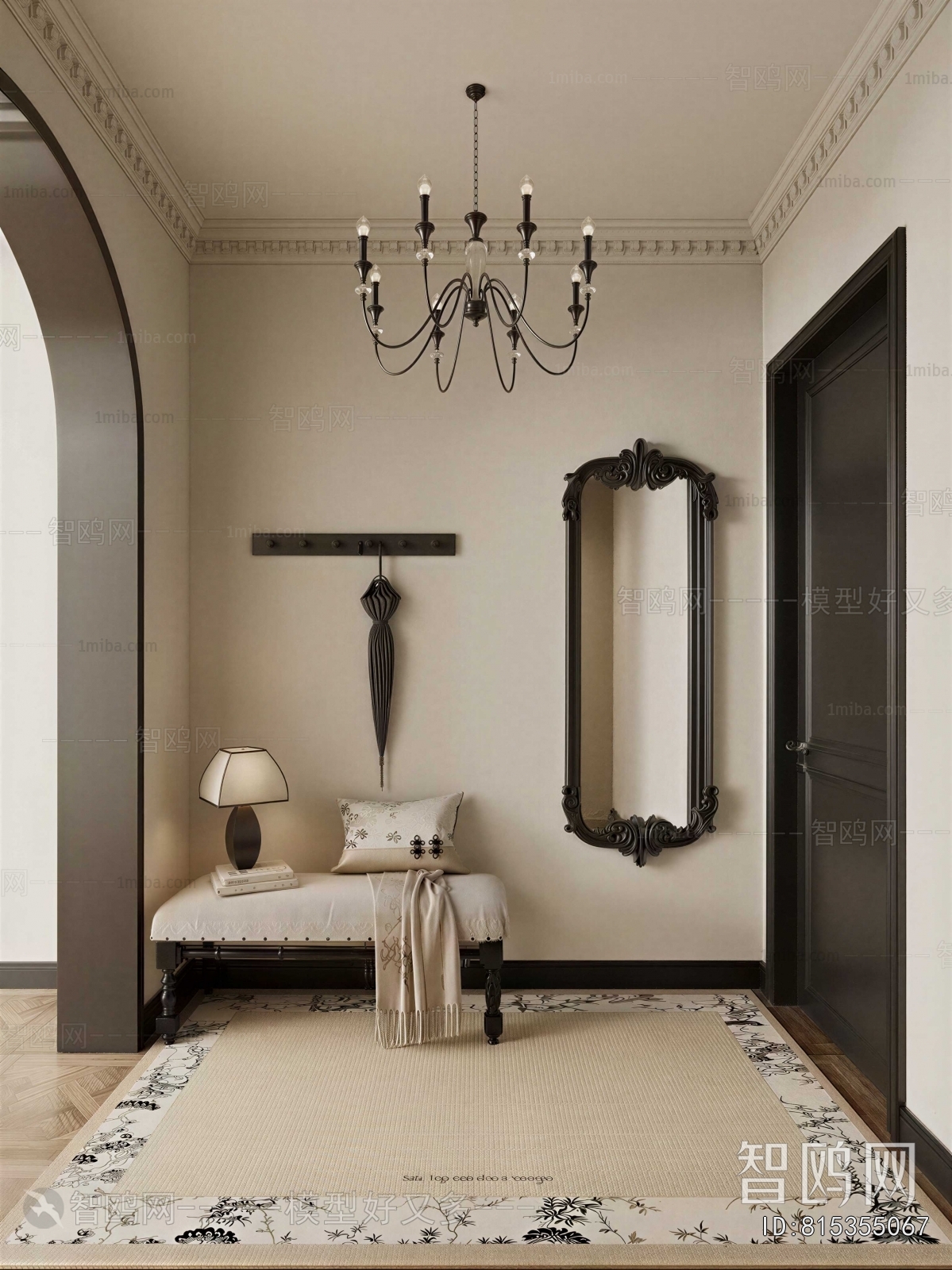 French Style Hallway