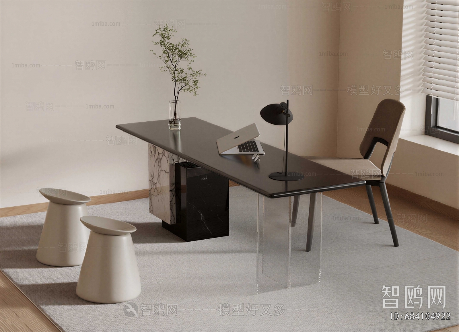 Modern Computer Desk And Chair