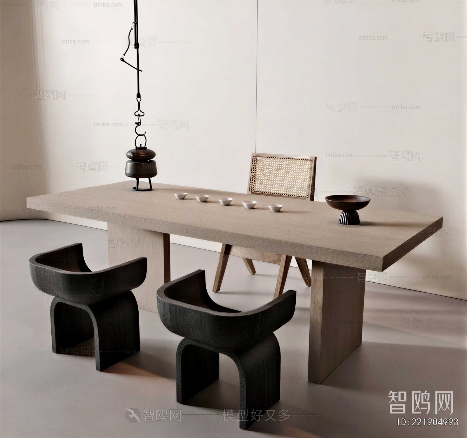 Wabi-sabi Style Tea Tables And Chairs