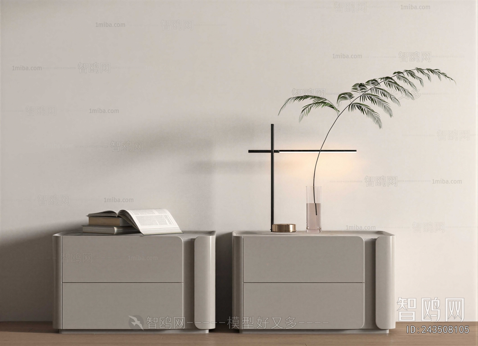 Modern Bedside Cupboard