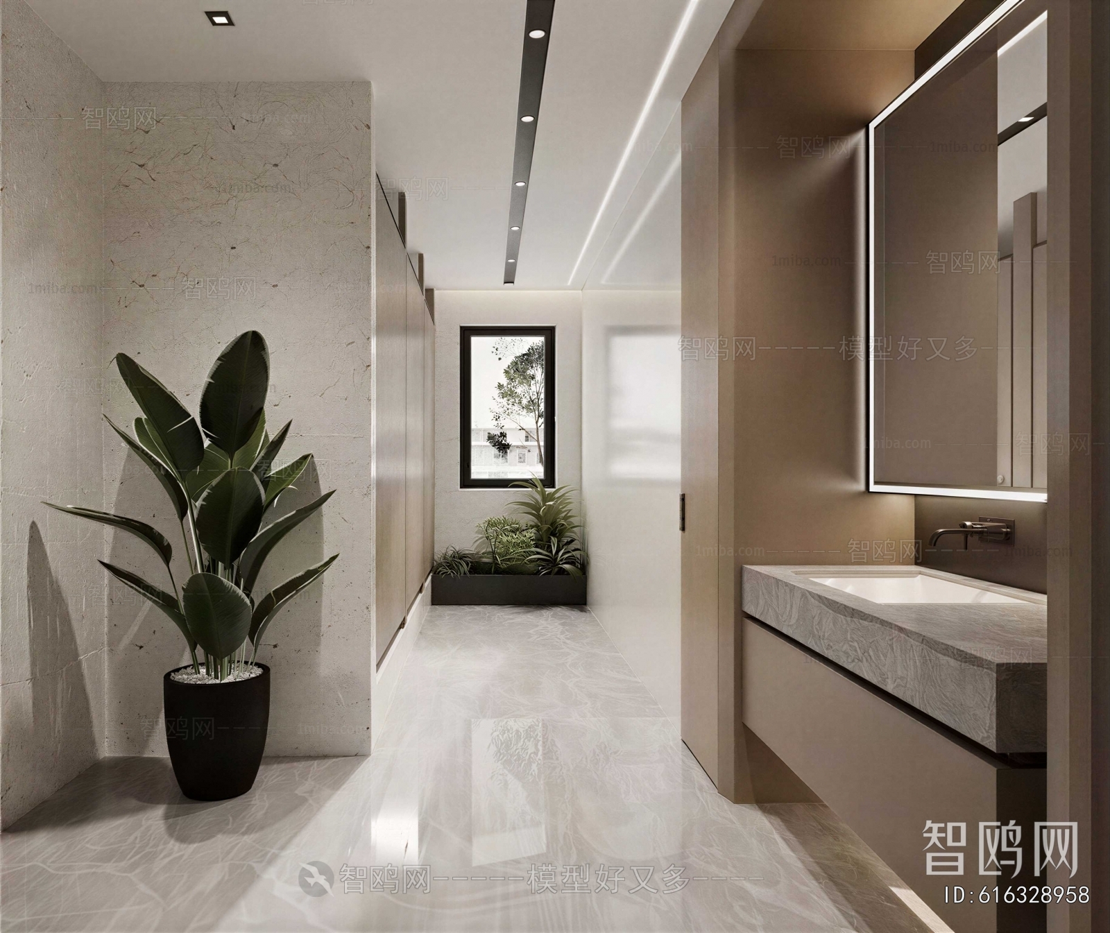 Modern Public Toilet