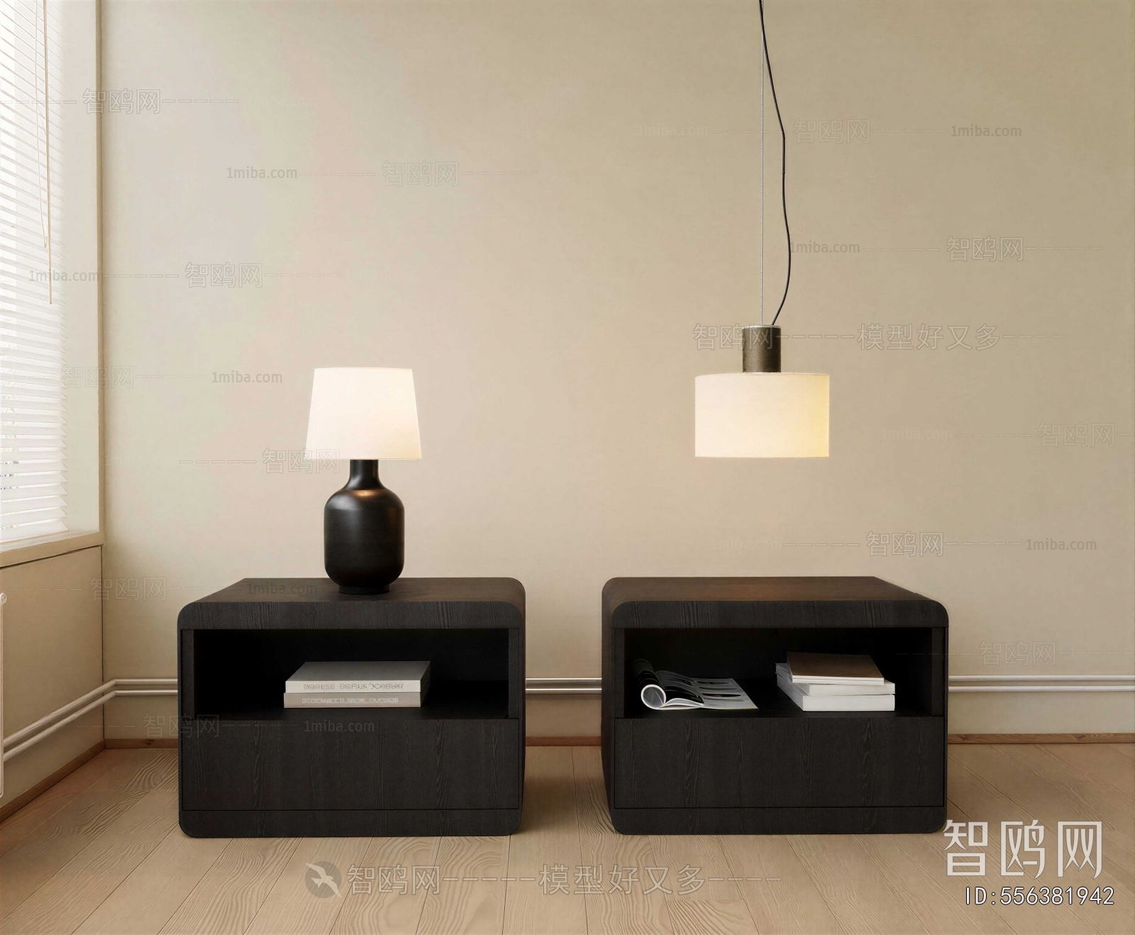 Modern Bedside Cupboard