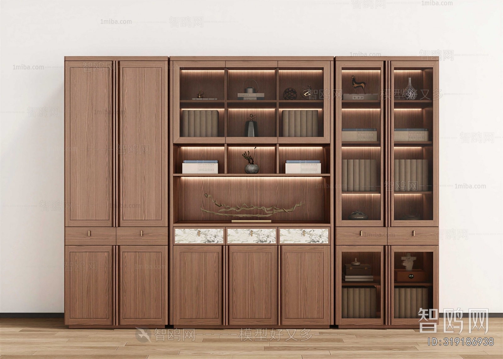 New Chinese Style Bookcase