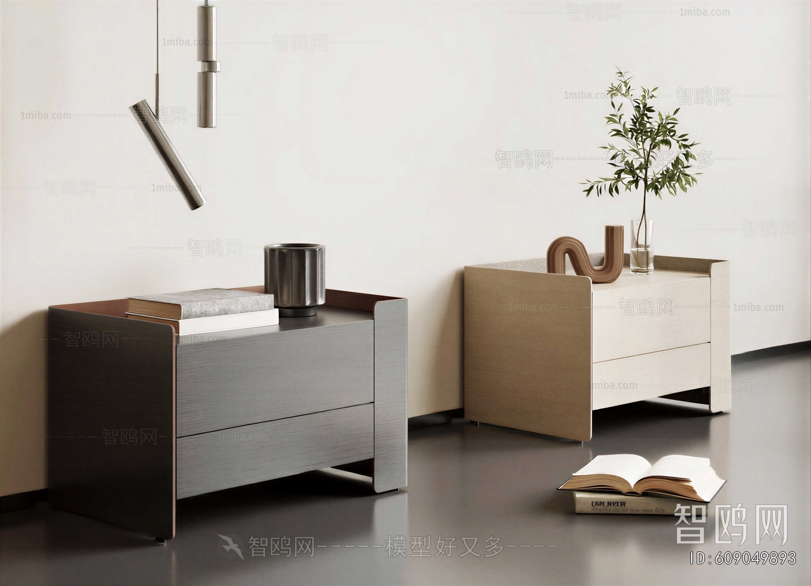 Modern Bedside Cupboard