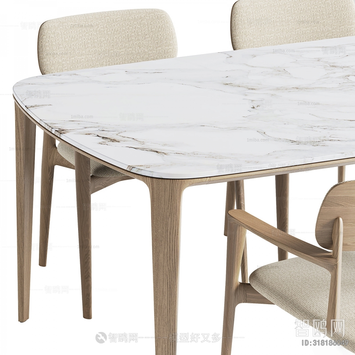 Nordic Style Dining Table And Chairs