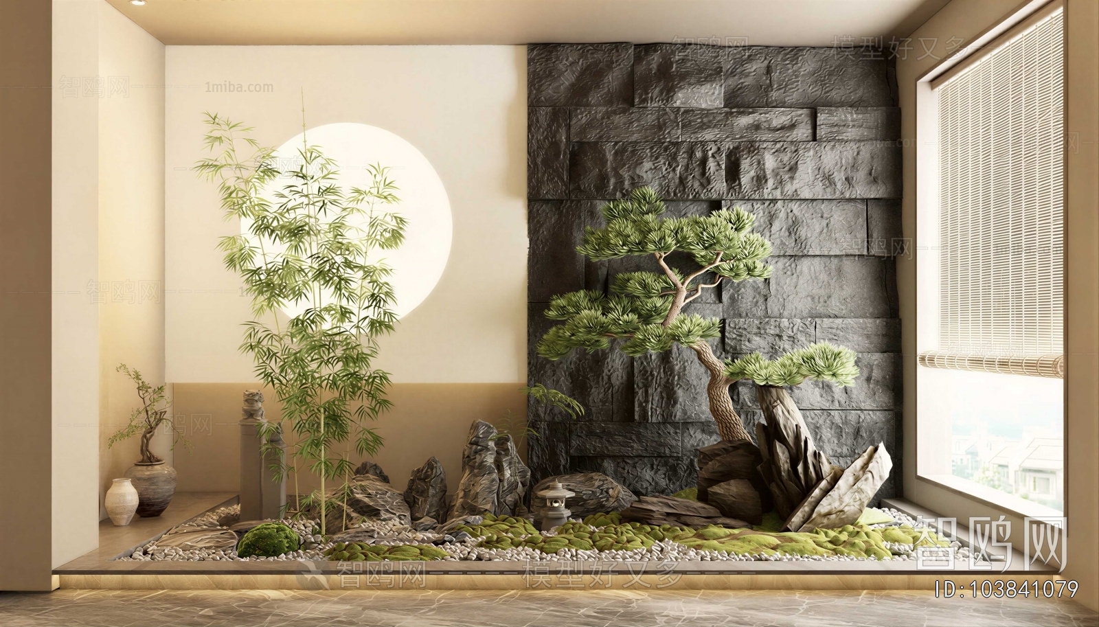 New Chinese Style Plant Landscaping