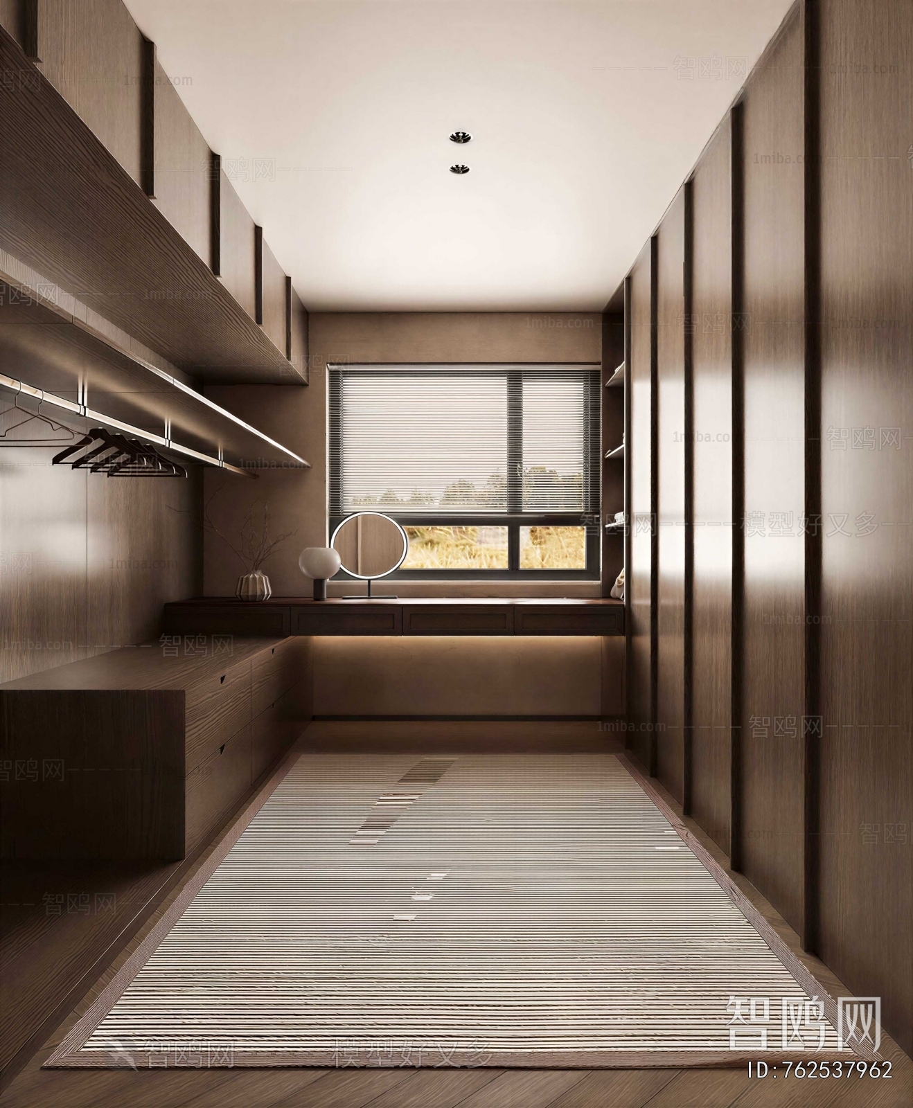 Modern Clothes Storage Area