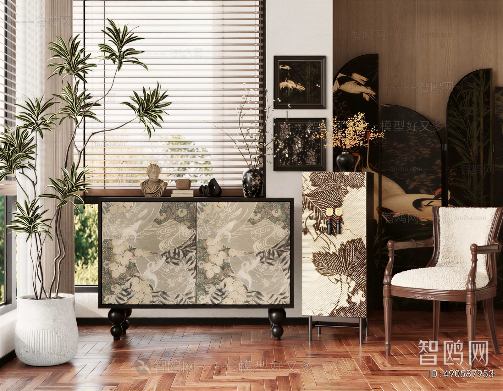 French Style Decorative Cabinet