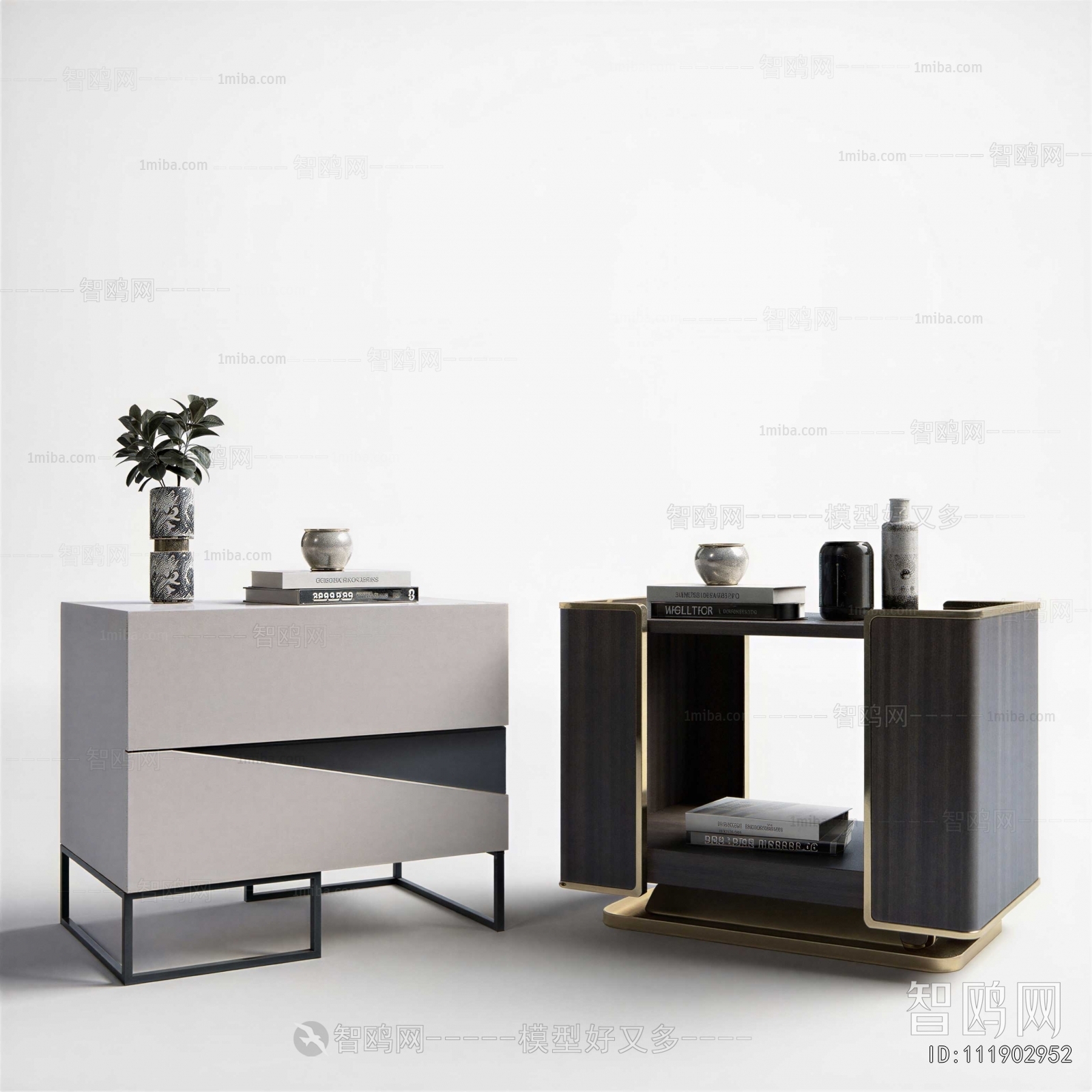 Modern Bedside Cupboard