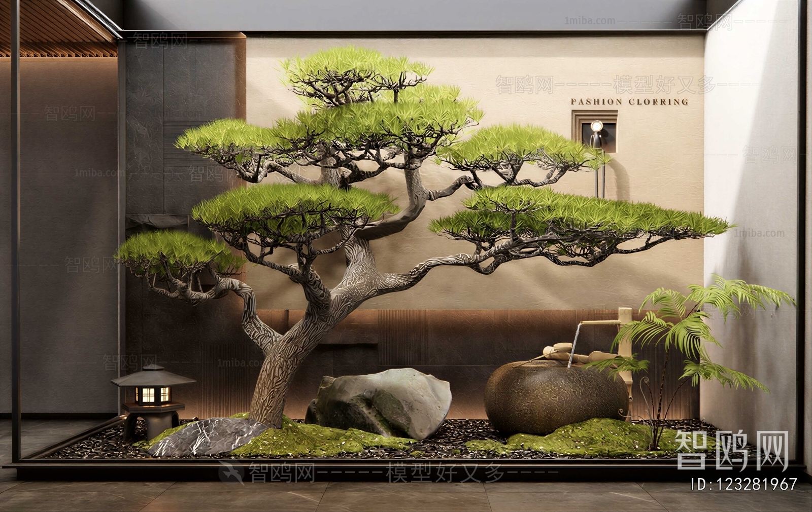 New Chinese Style Plant Landscaping