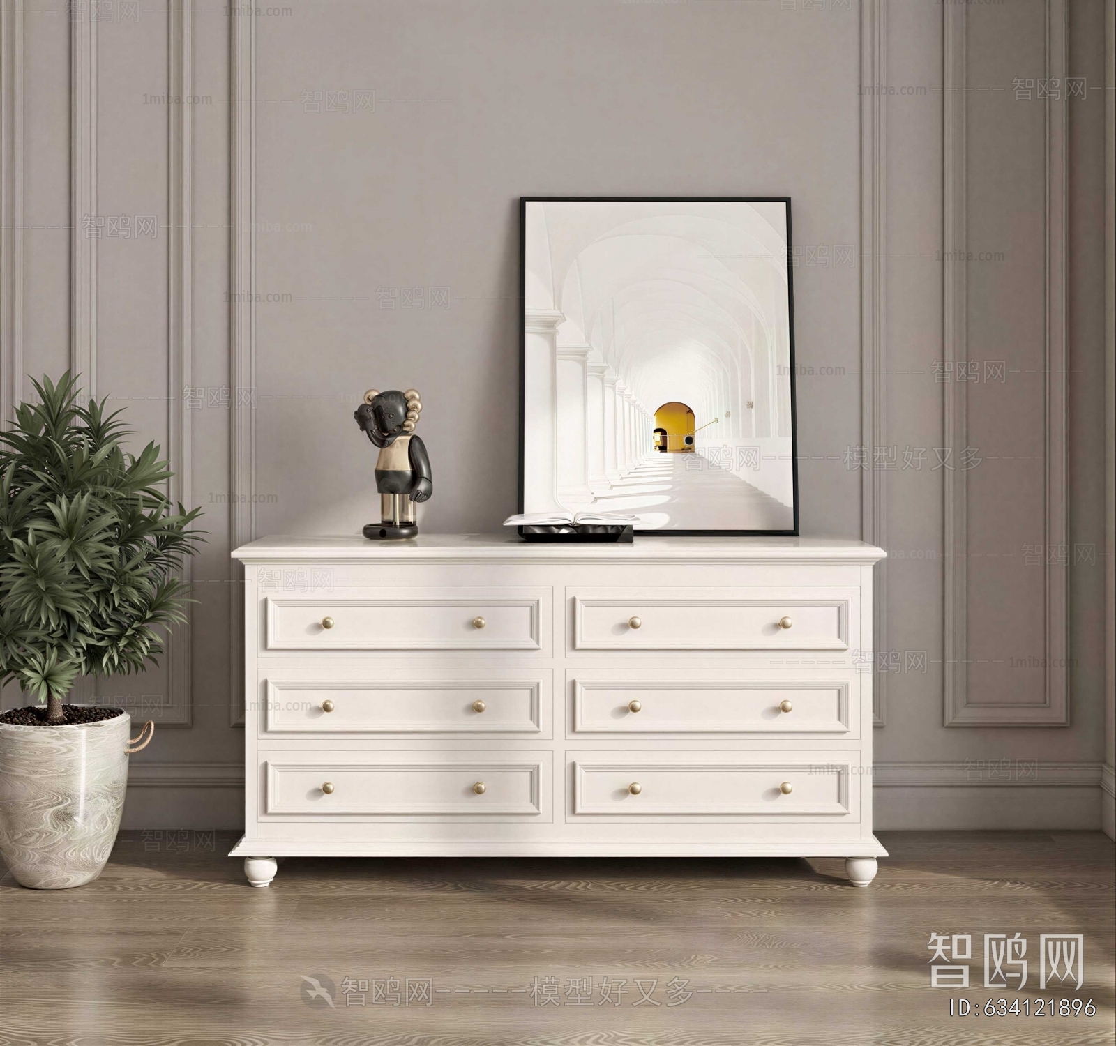 Modern Entrance Cabinet