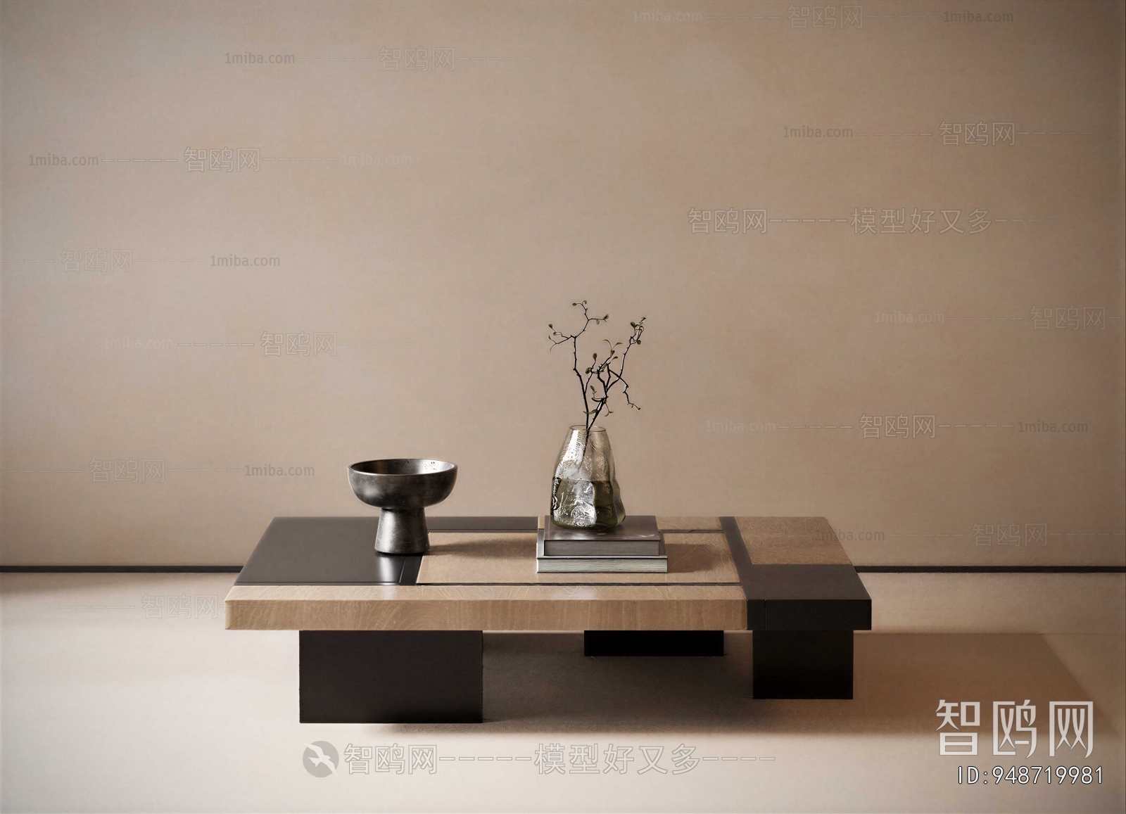 Wabi-sabi Style Coffee Table