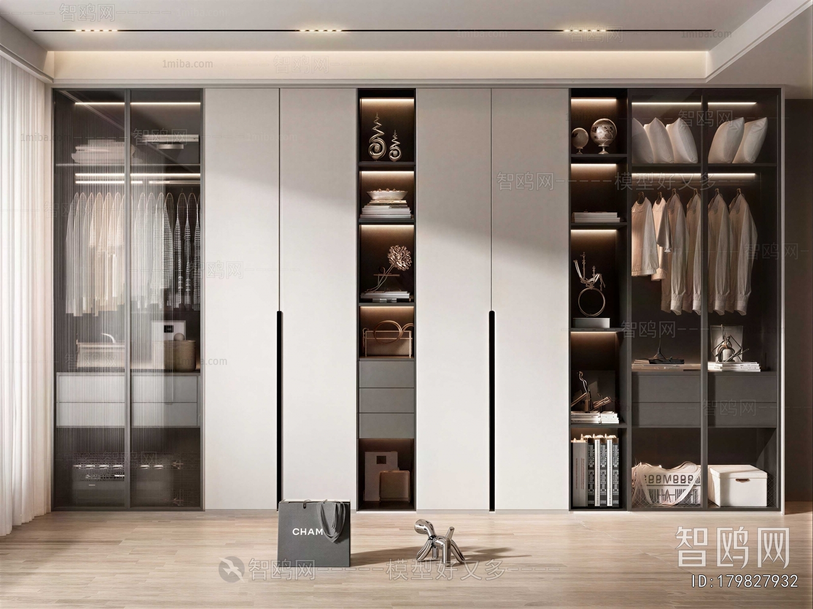 Modern Clothes Storage Area