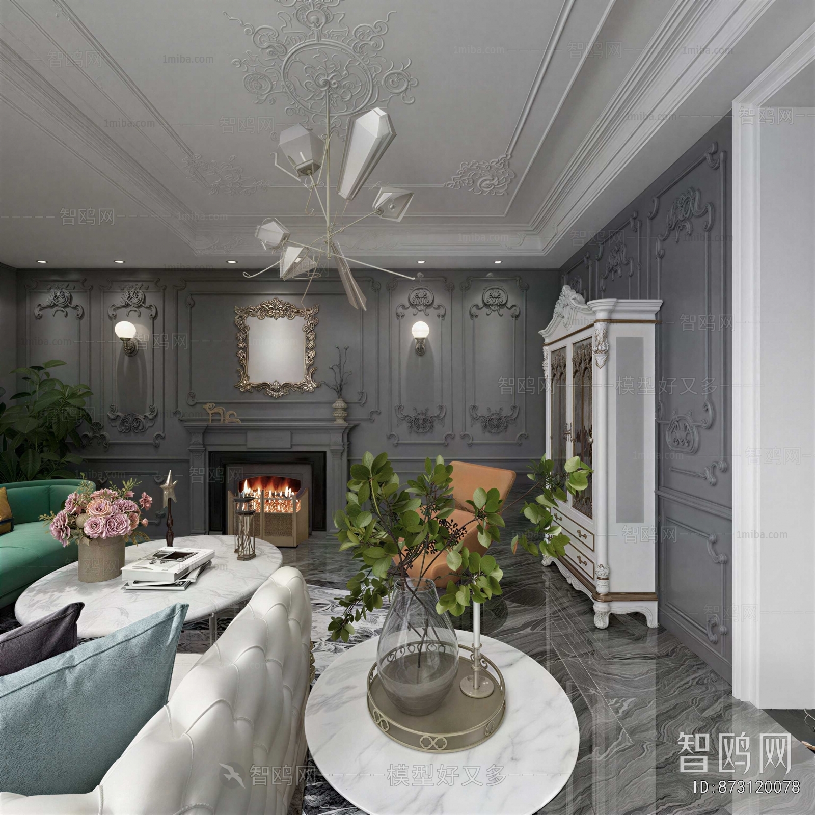 European Style A Living Room