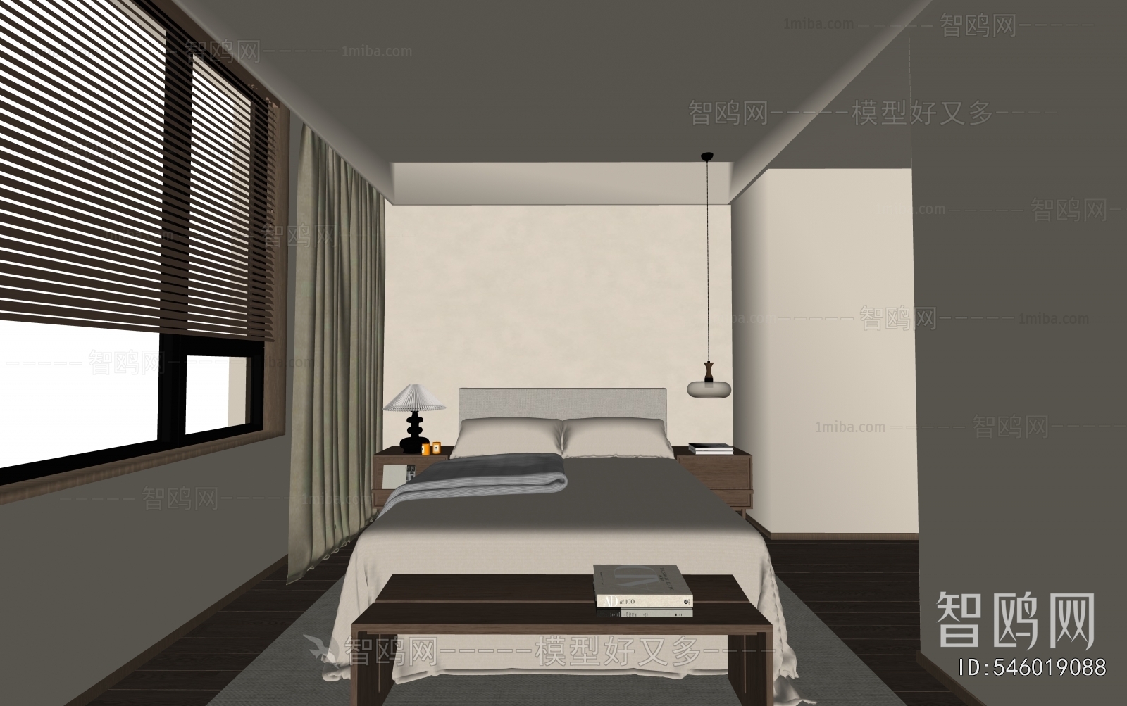 Wabi-sabi Style Bedroom