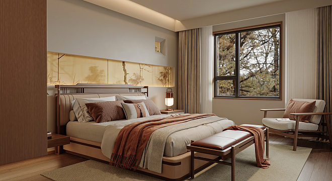 新中式卧室-2971150