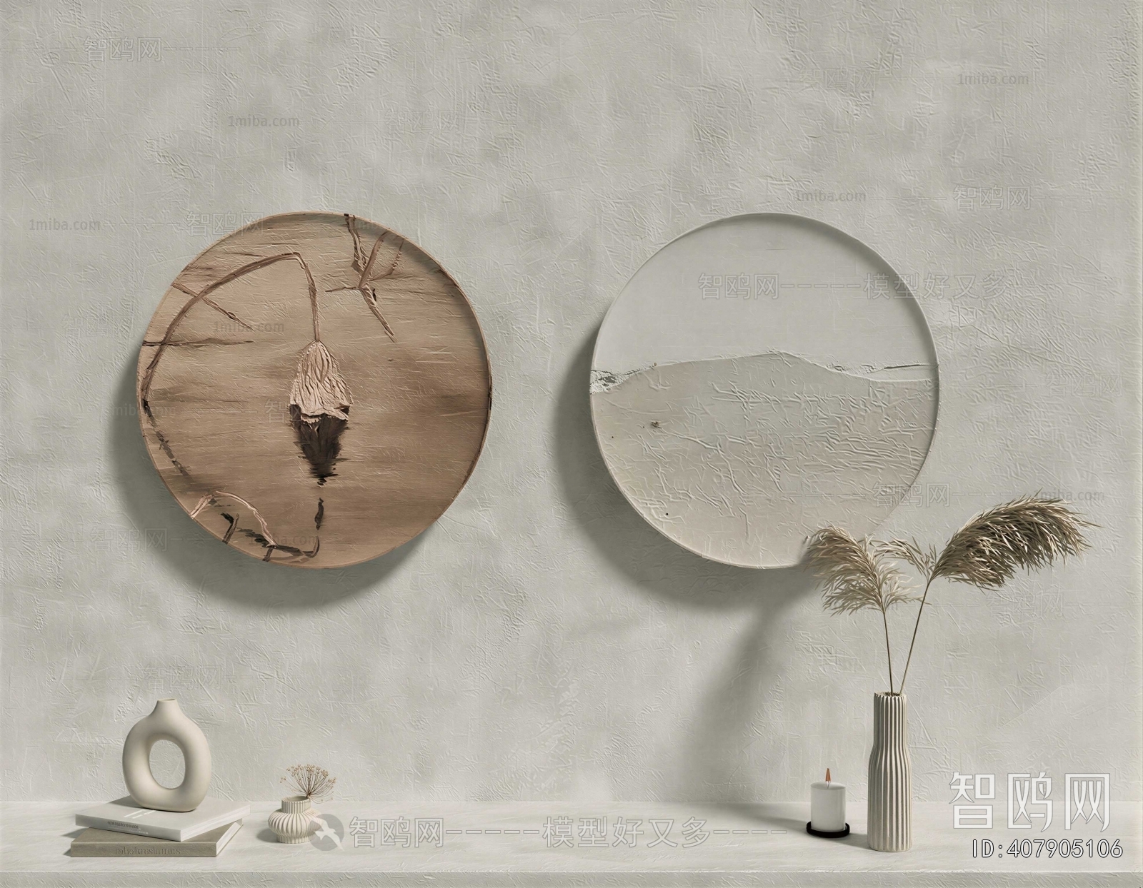 Wabi-sabi Style Wall Decoration