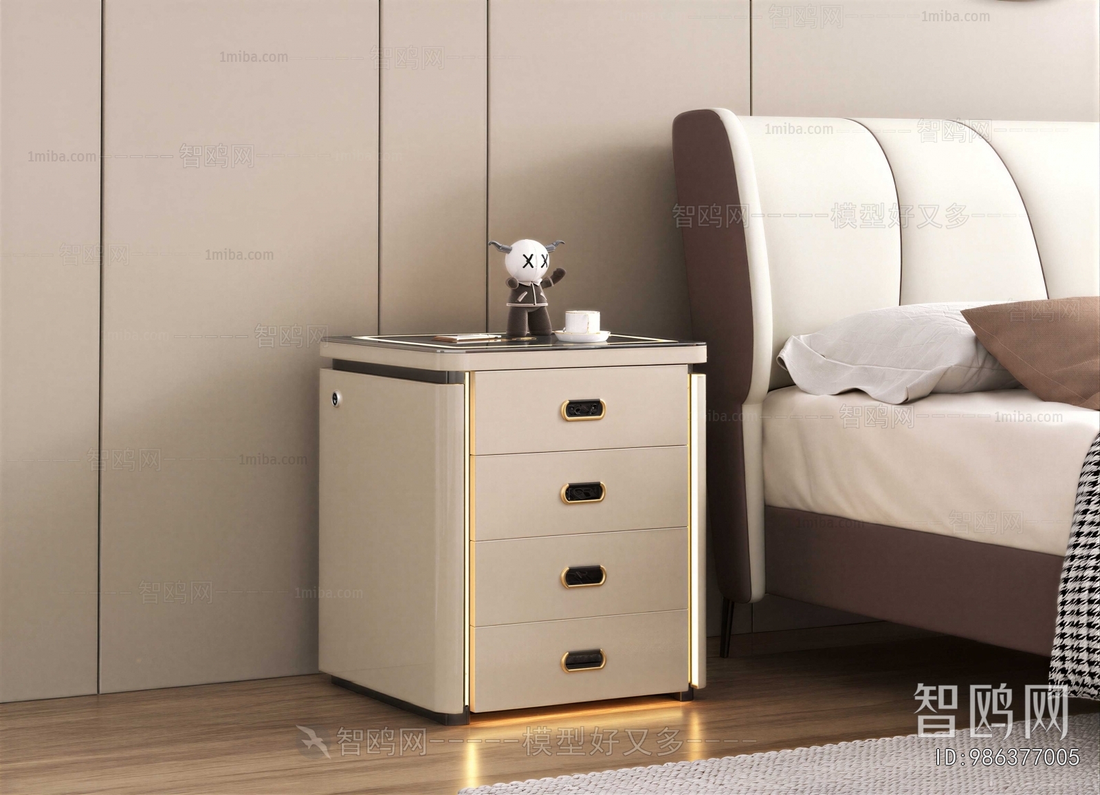 Modern Bedside Cupboard