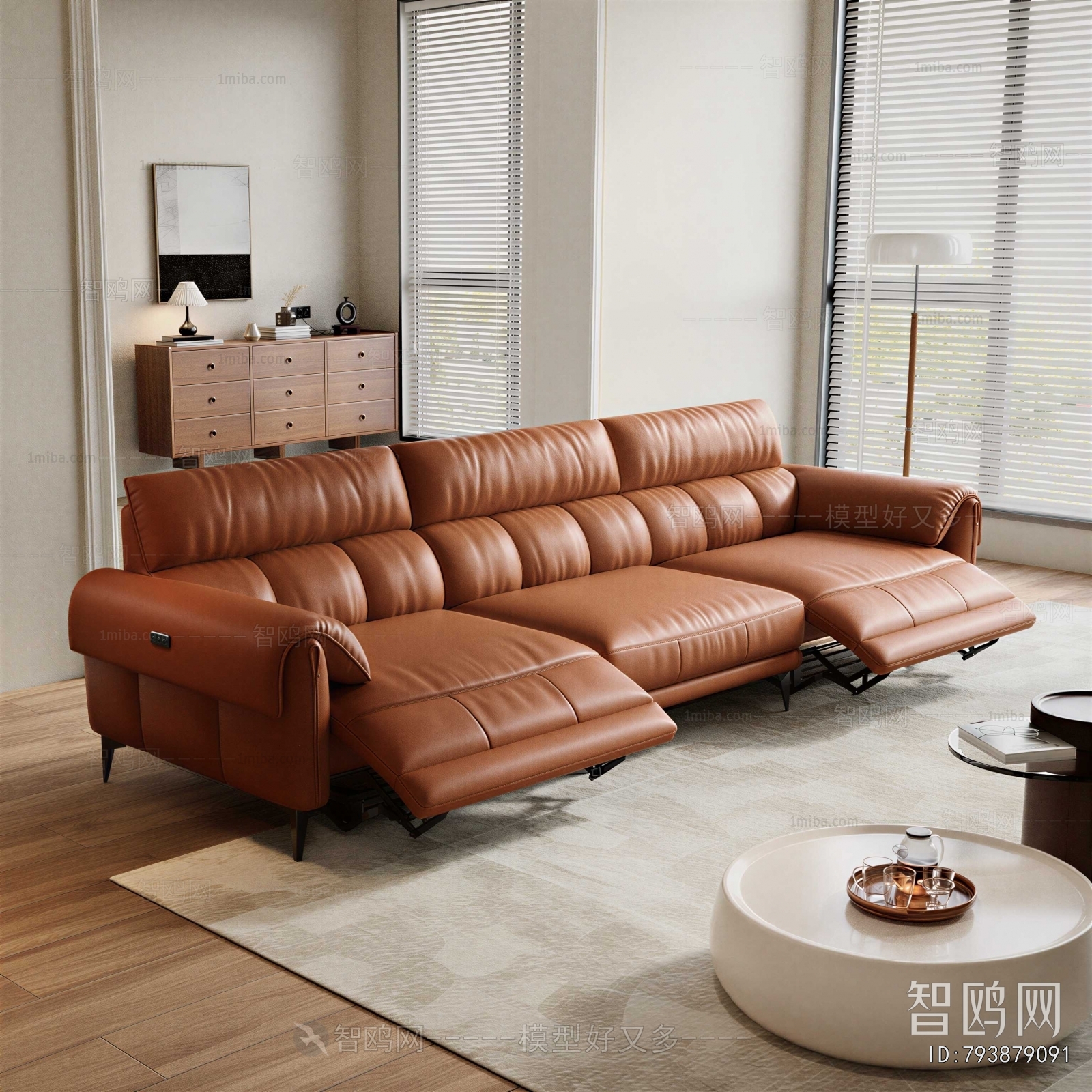 Modern Three-seat Sofa