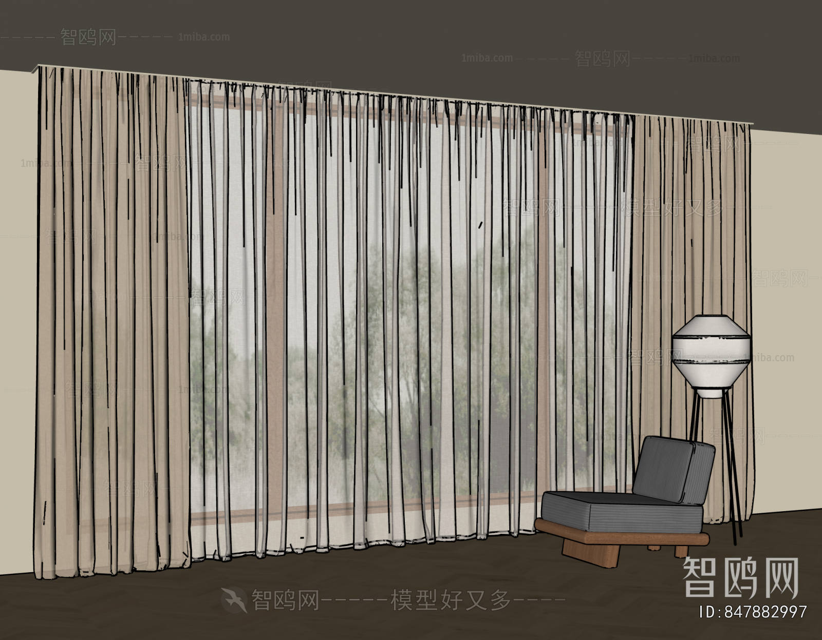 Modern The Curtain