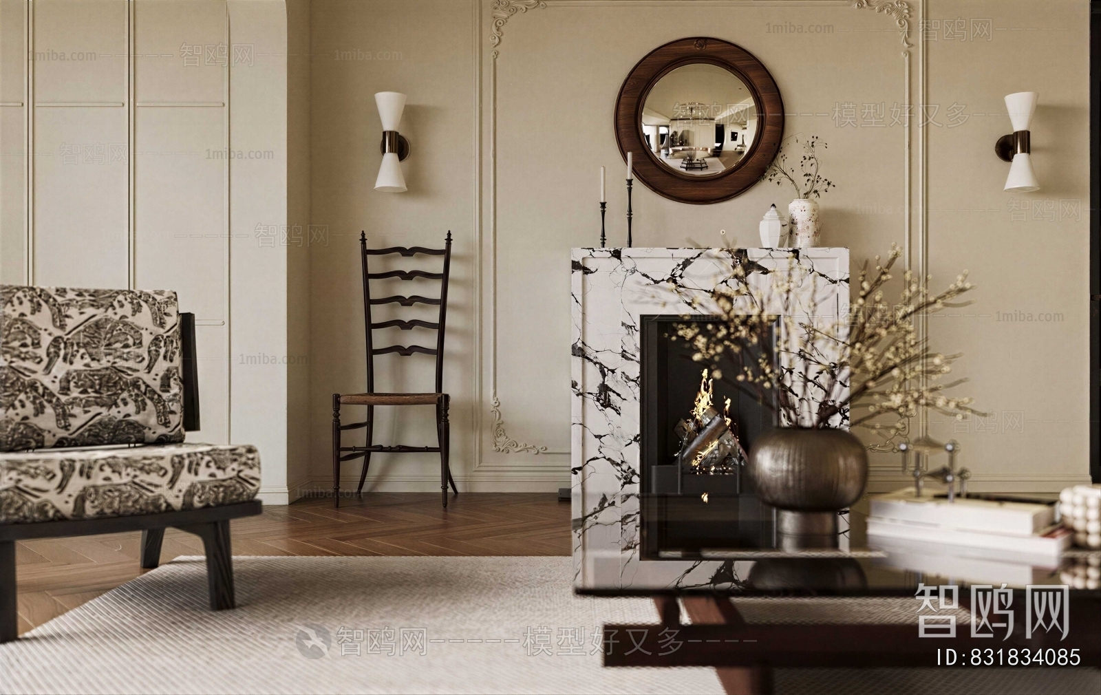 French Style A Living Room