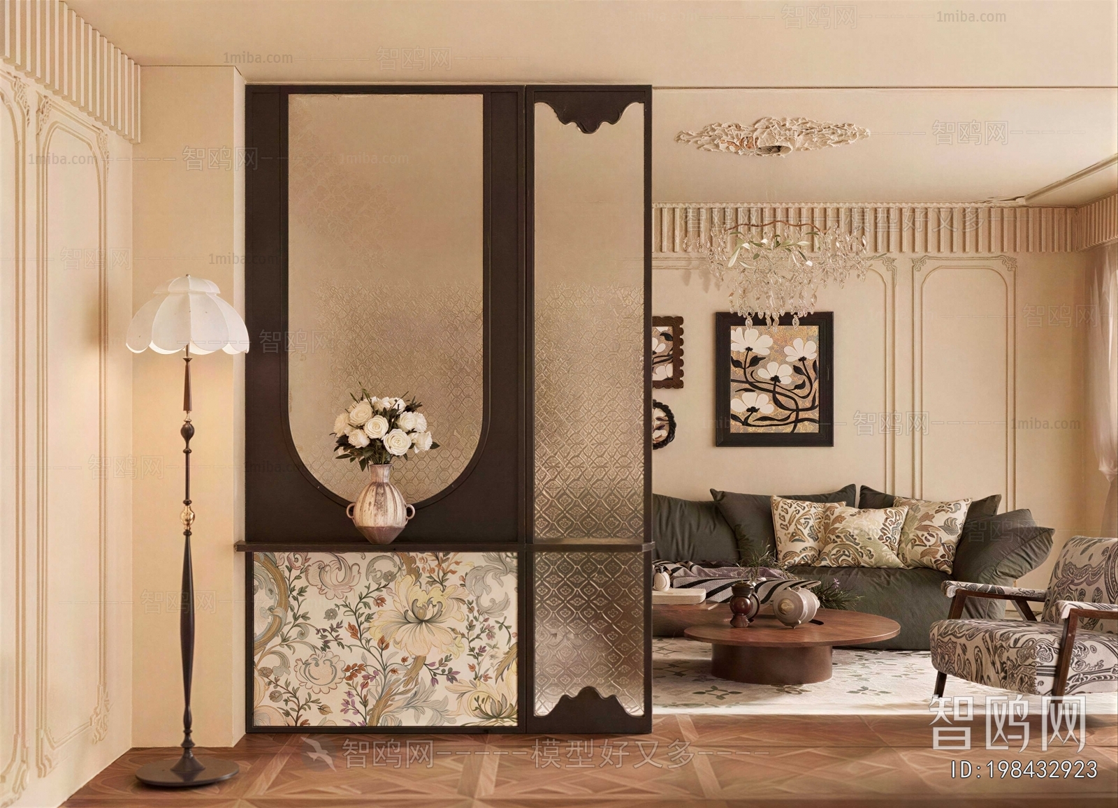 French Style Hallway