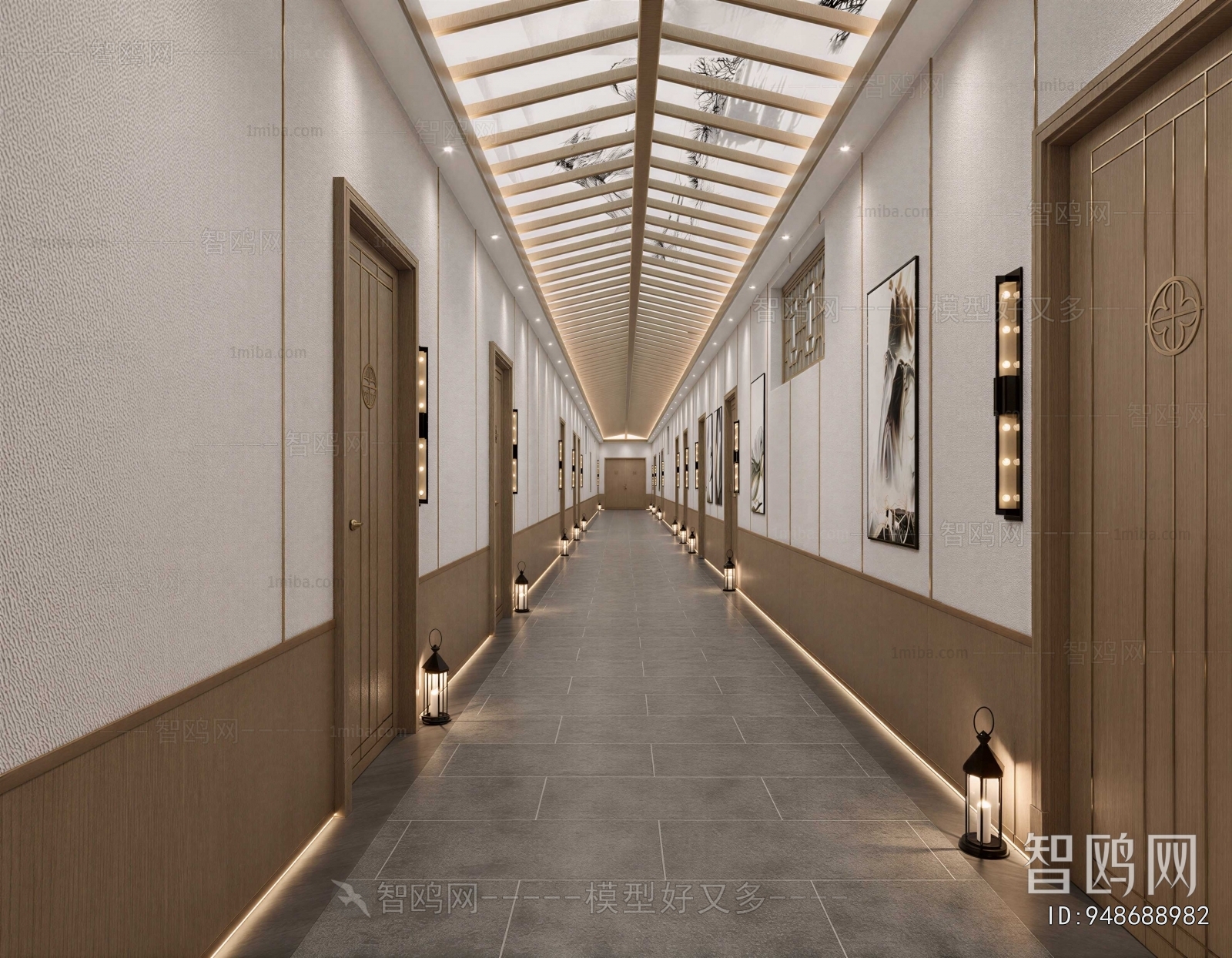 New Chinese Style Corridor