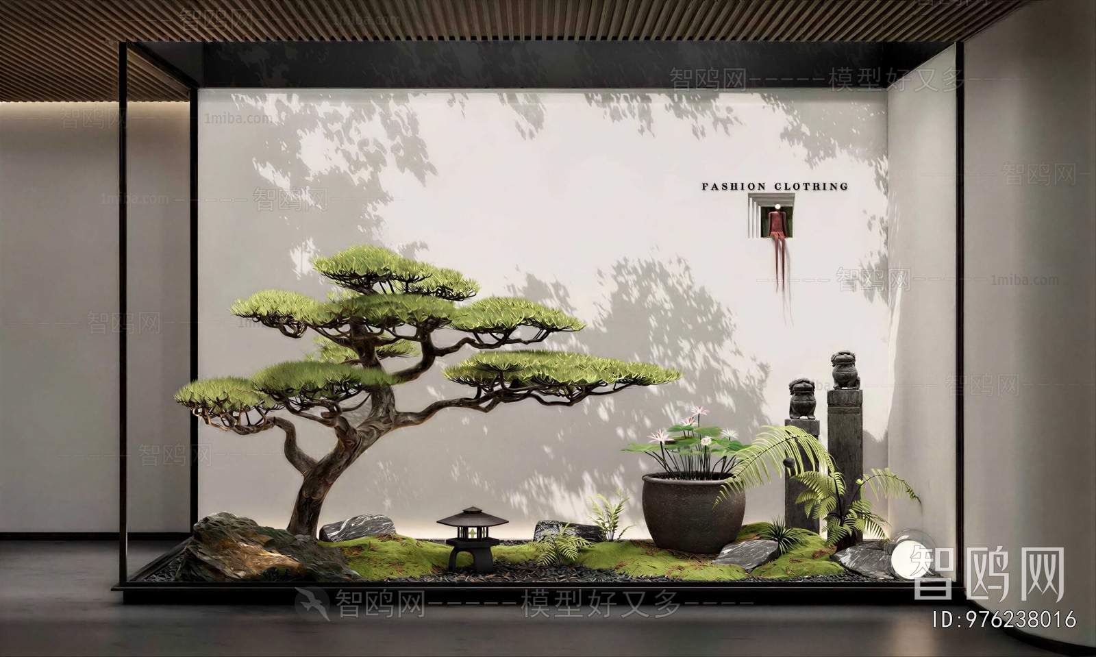 New Chinese Style Plant Landscaping