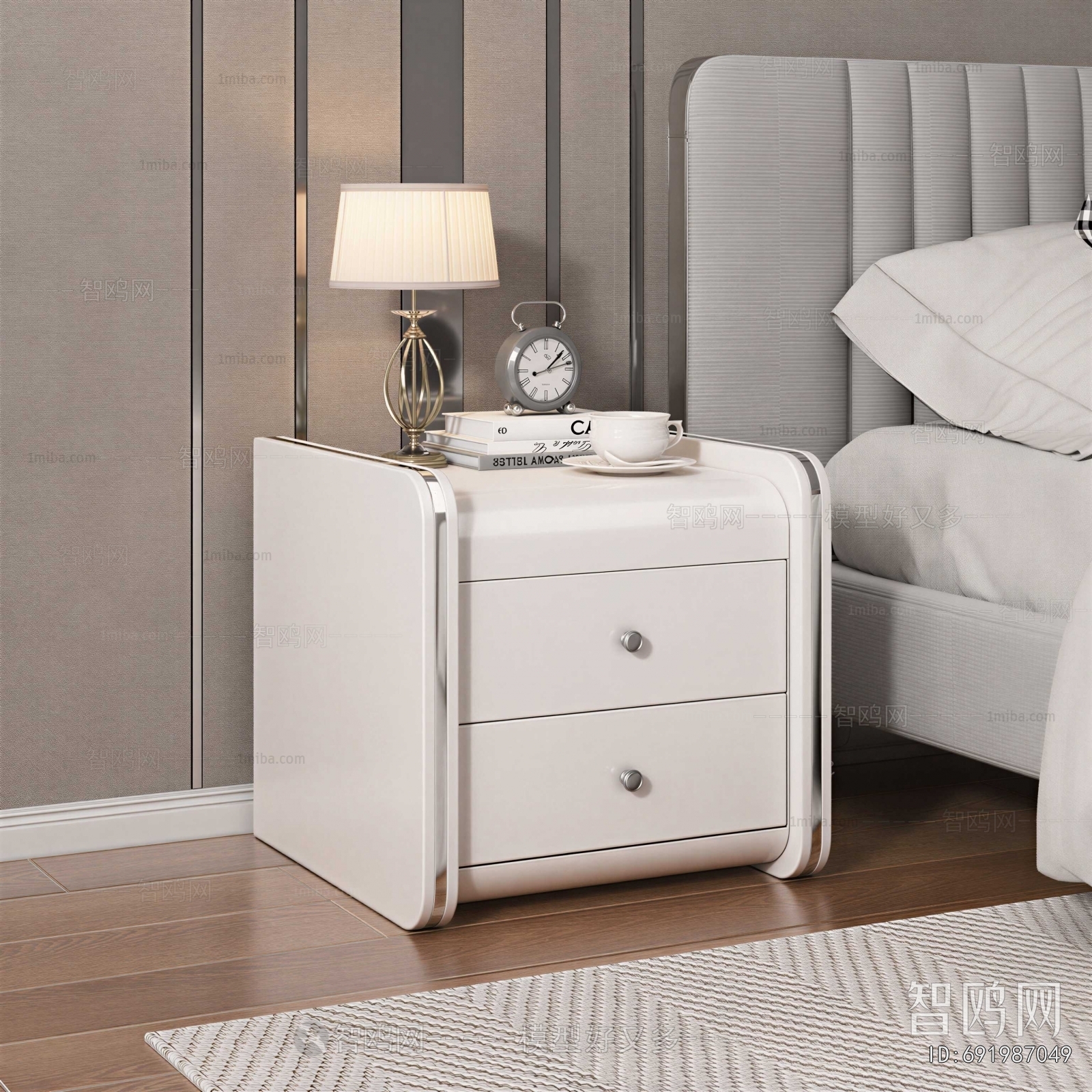 Modern Bedside Cupboard