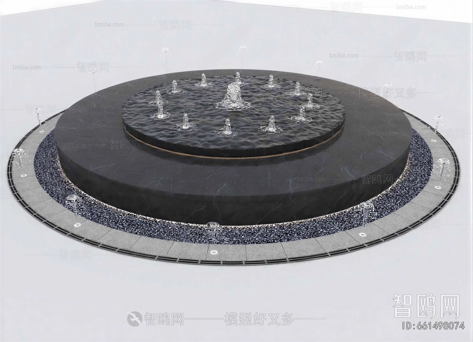 Modern Rockery Waterscape