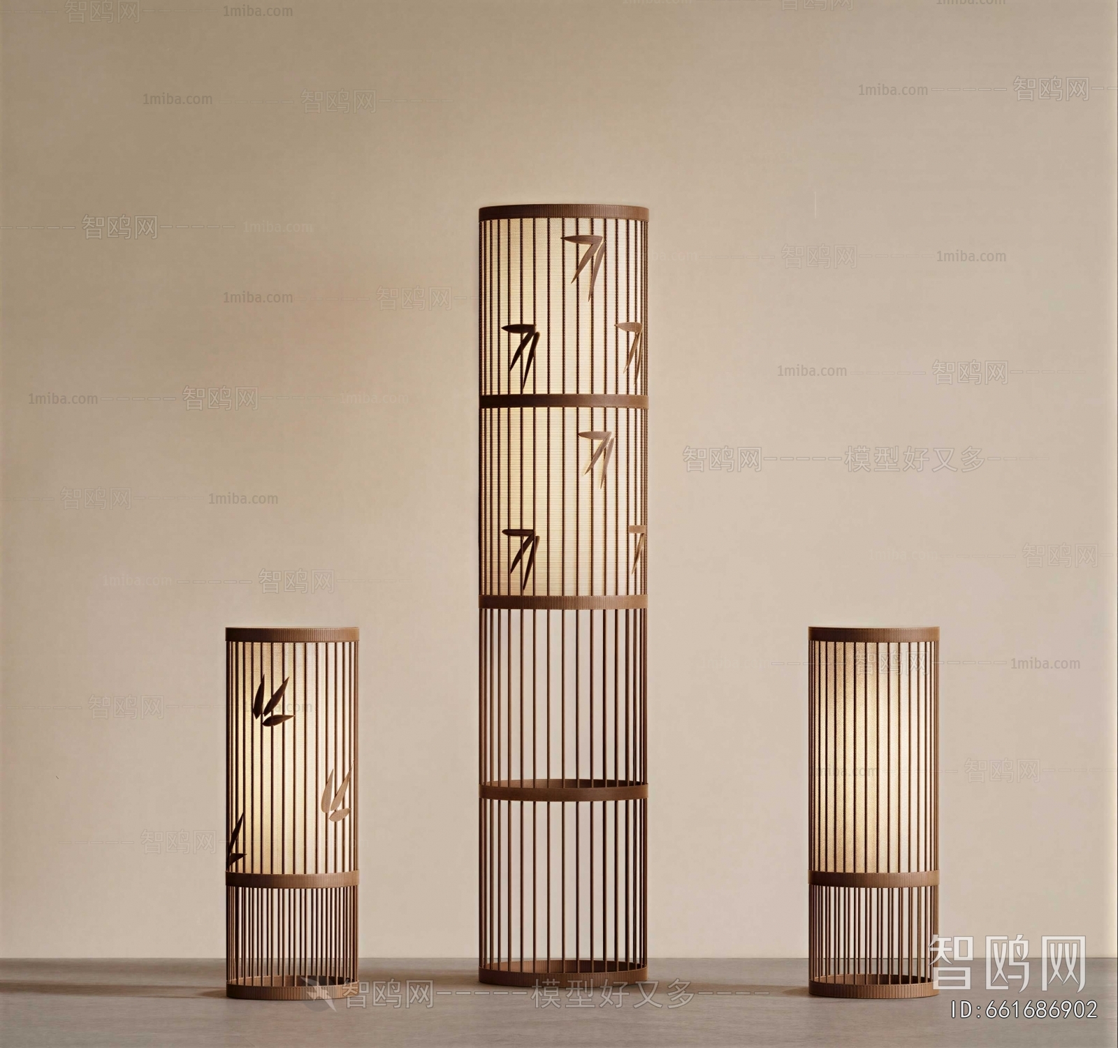 New Chinese Style Floor Lamp