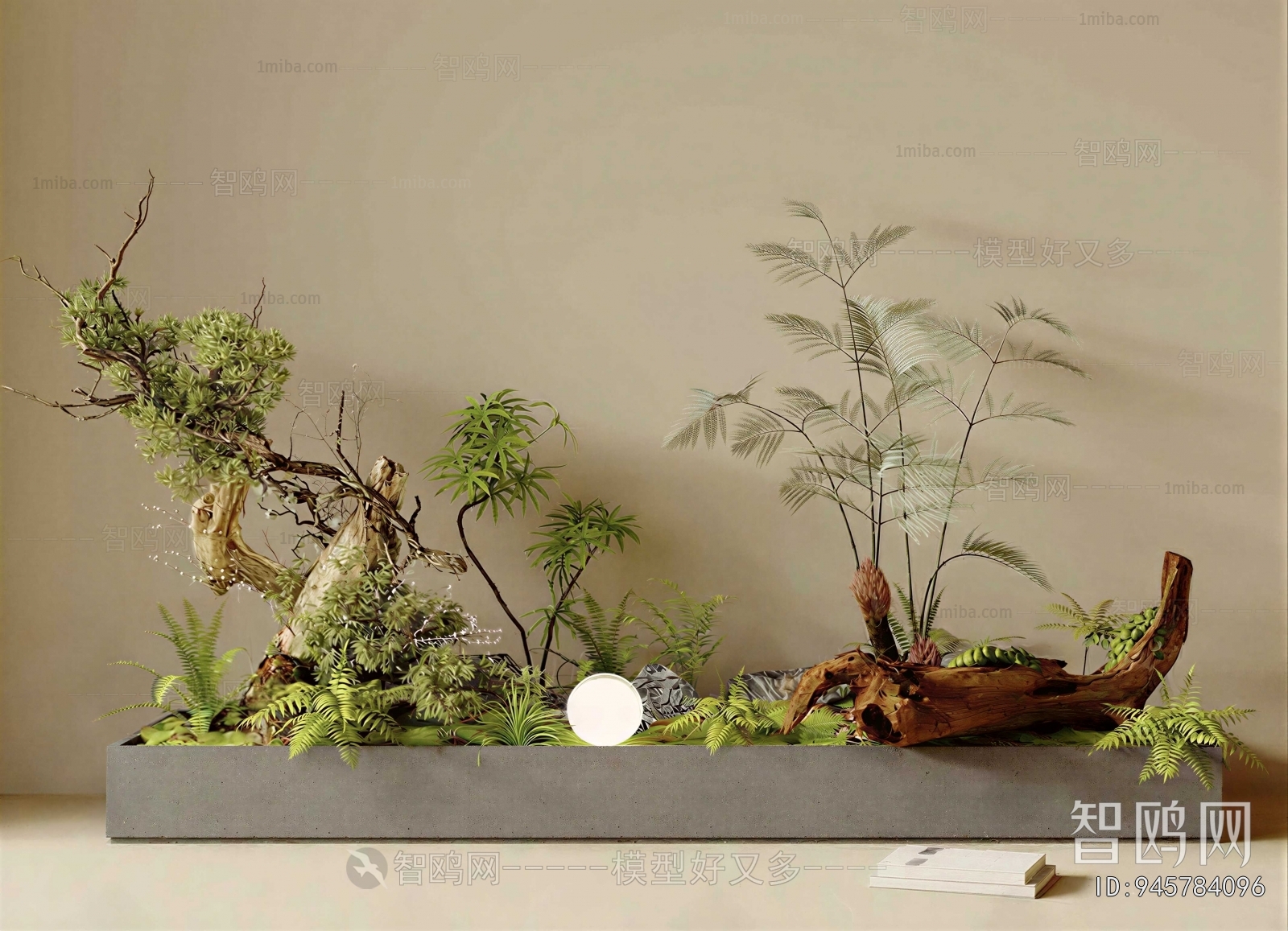 New Chinese Style Plant Landscaping