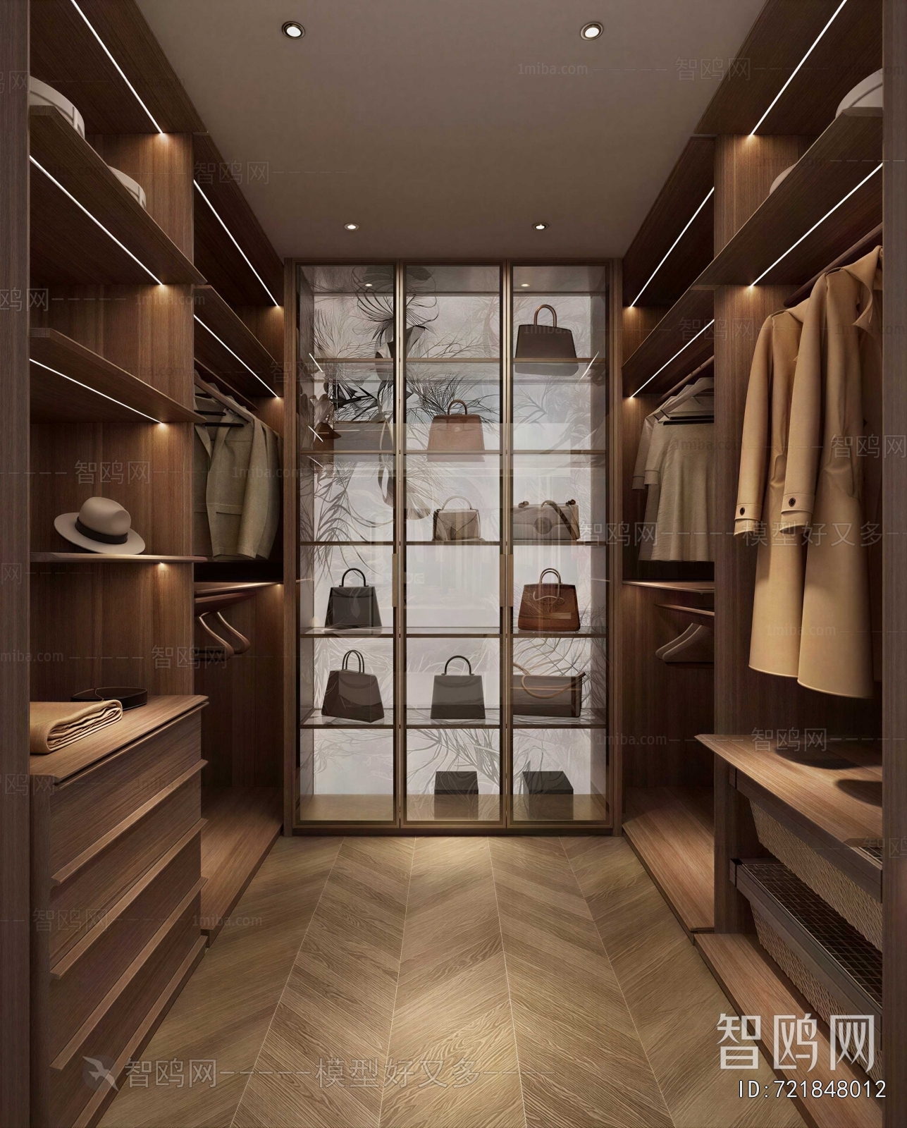 Modern Clothes Storage Area