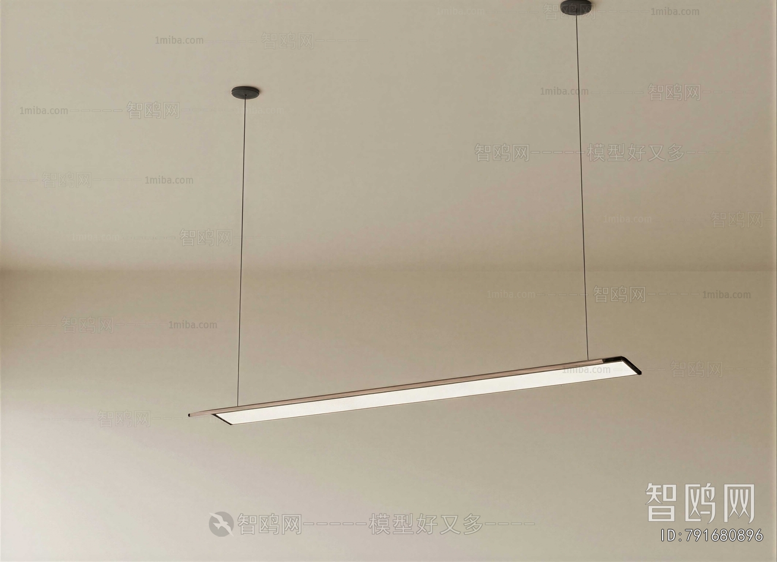 Modern Long Chandelier