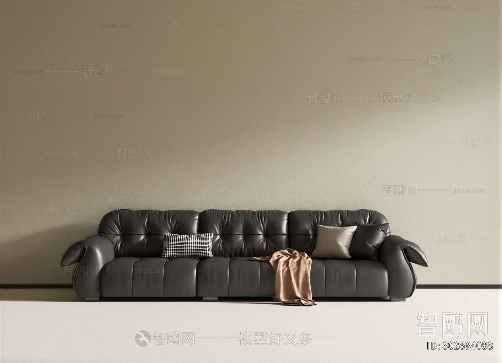 Modern Three-seat Sofa