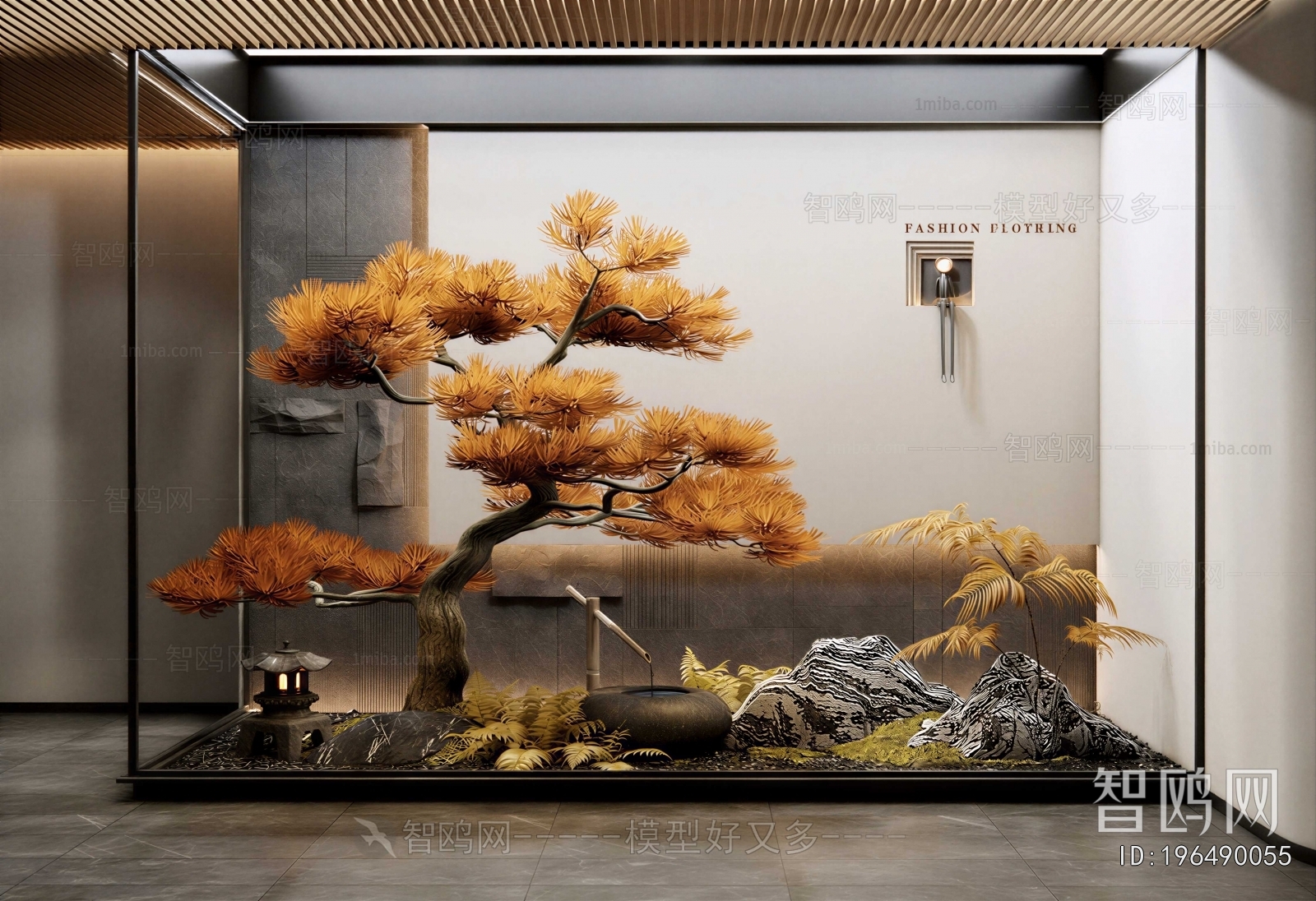 New Chinese Style Plant Landscaping