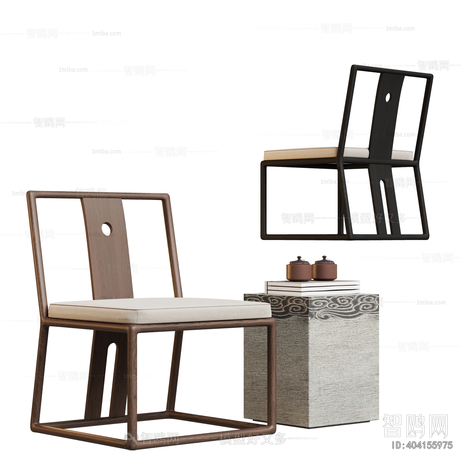 New Chinese Style Lounge Chair