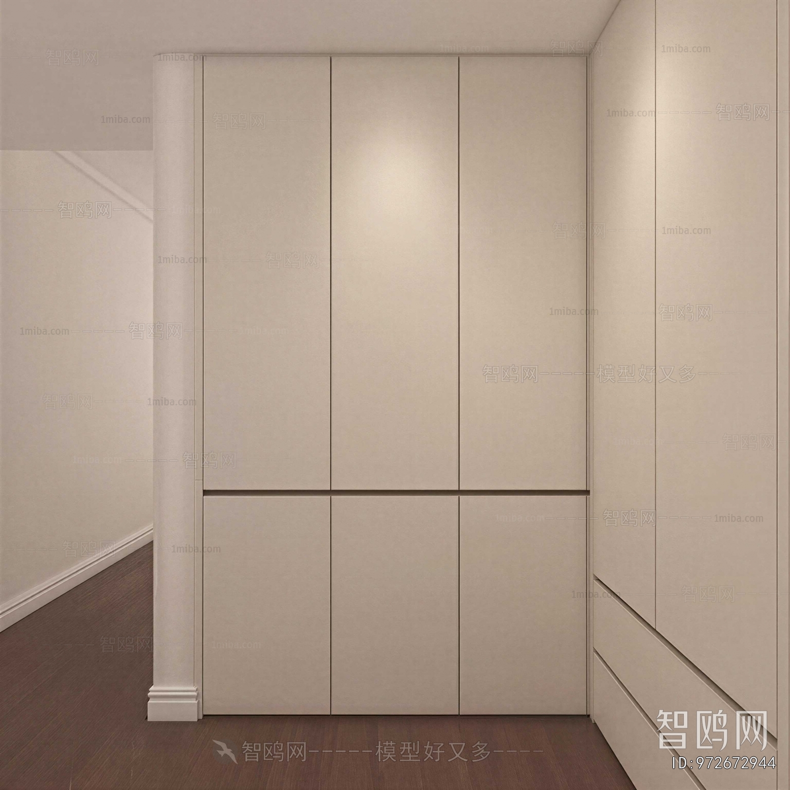 Modern Clothes Storage Area