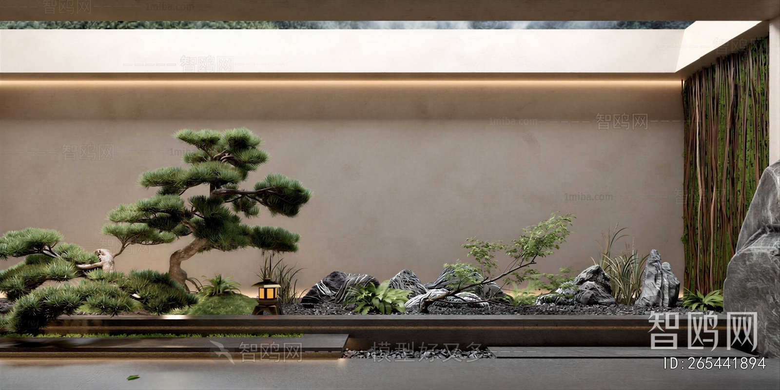 New Chinese Style Plant Landscaping