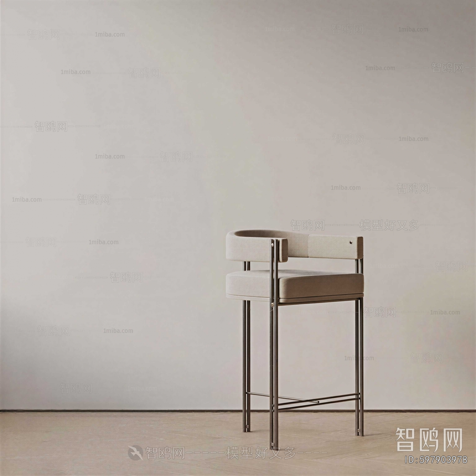 Nordic Style Bar Chair