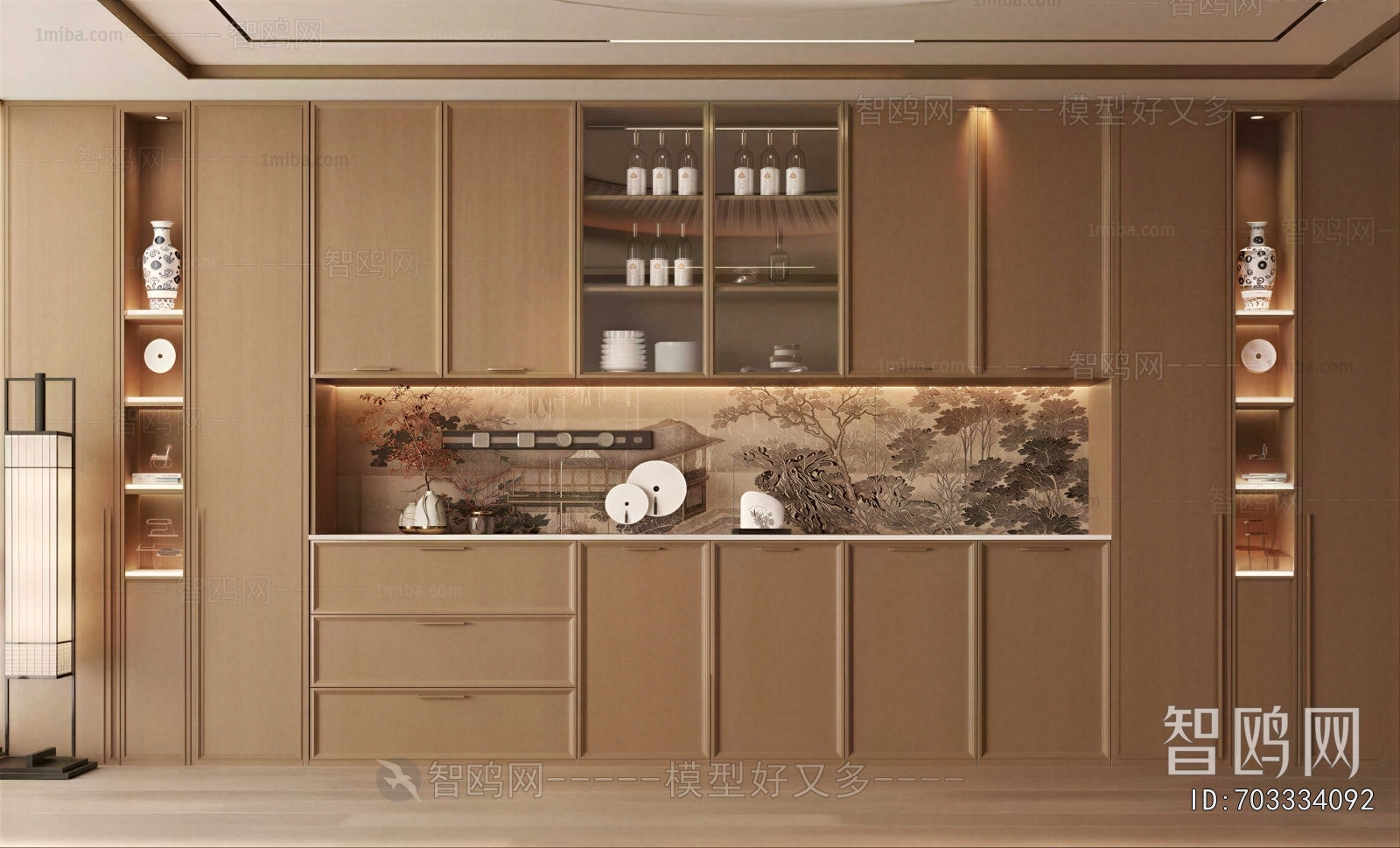 New Chinese Style Sideboard