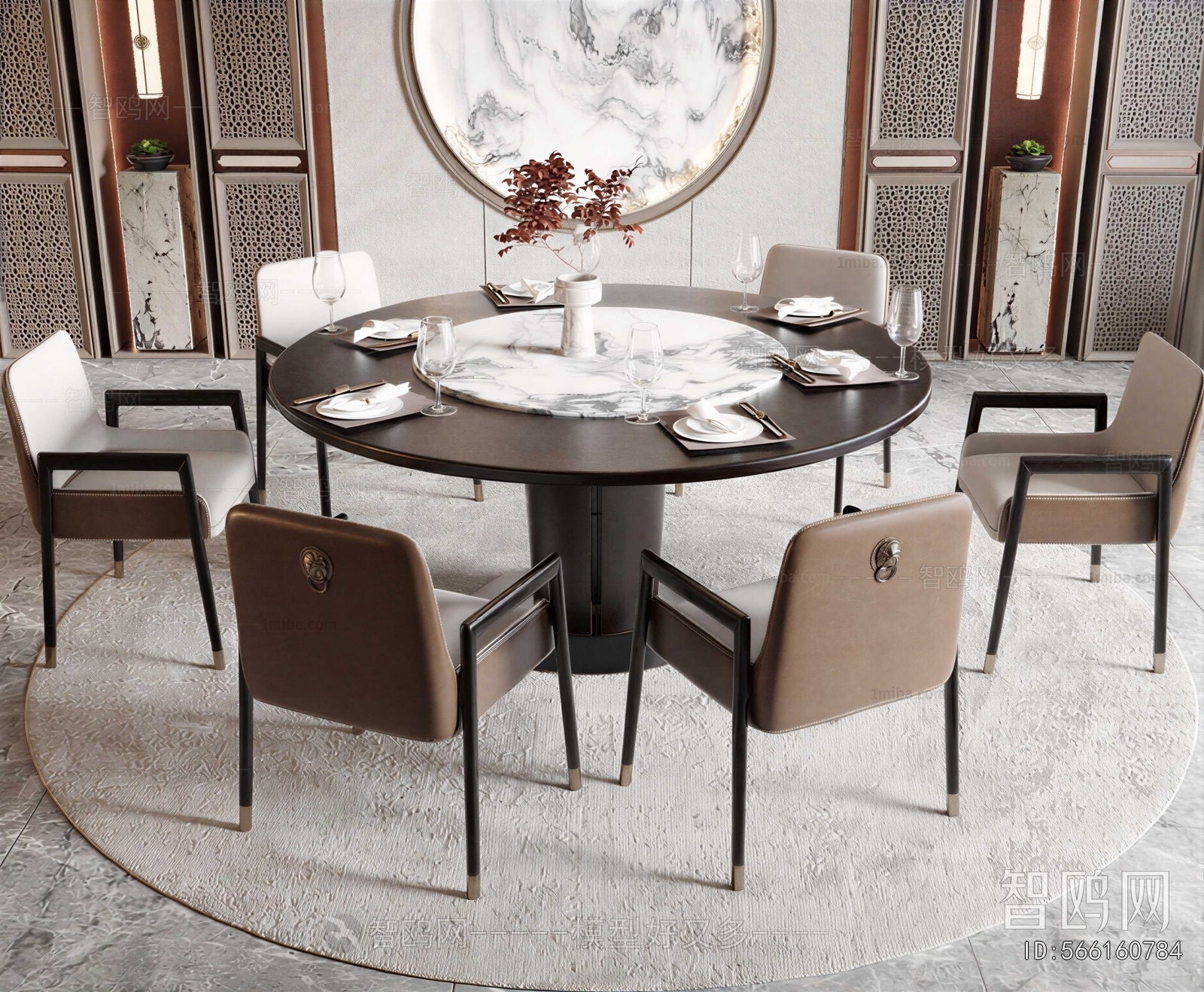 New Chinese Style Dining Table And Chairs