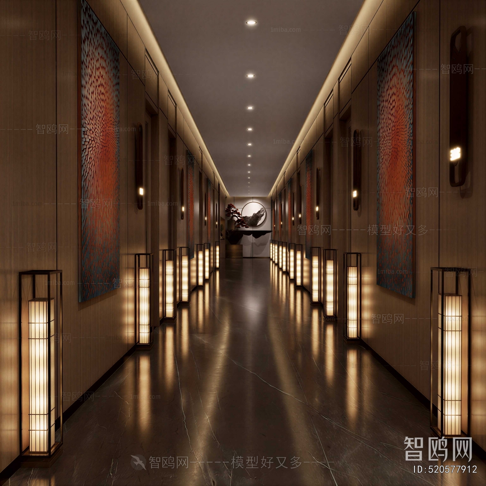 New Chinese Style Corridor