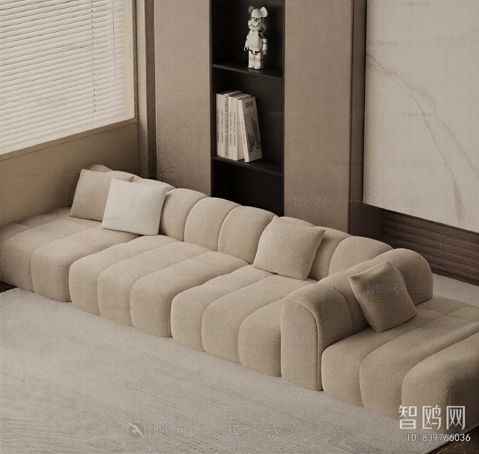 Modern Three-seat Sofa