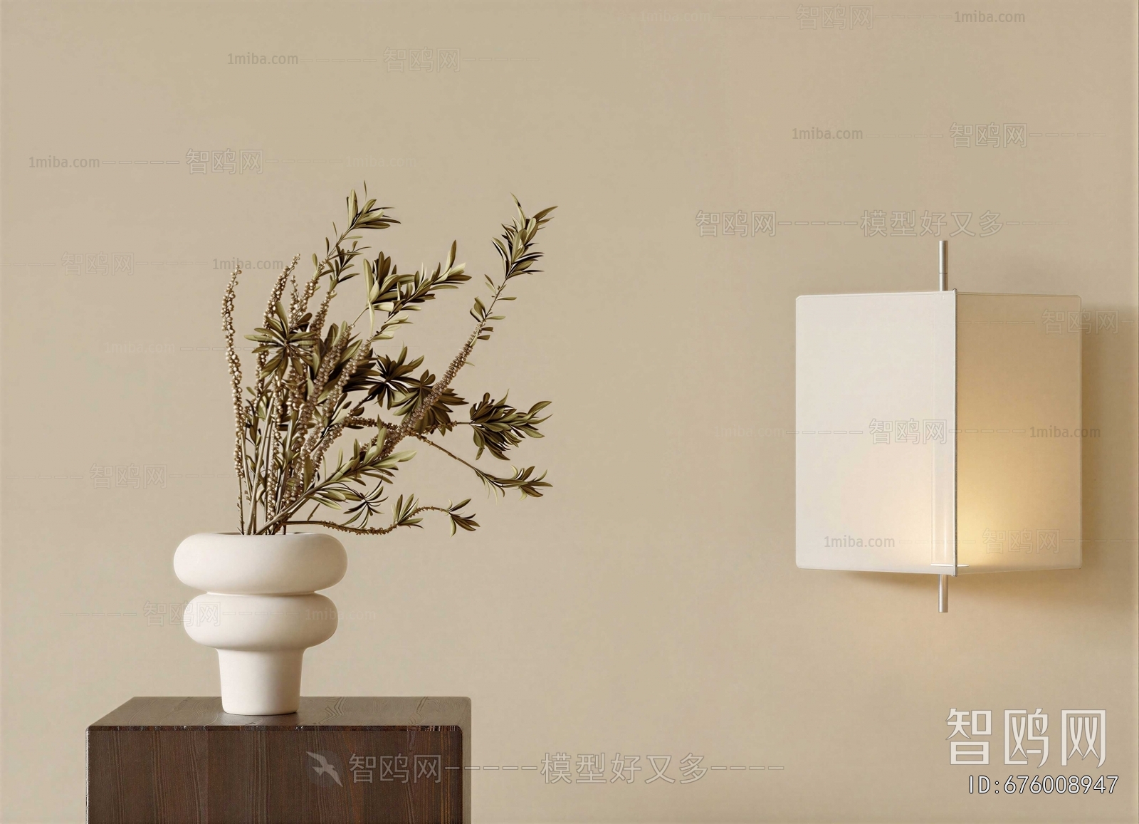 Wabi-sabi Style Dried Branch