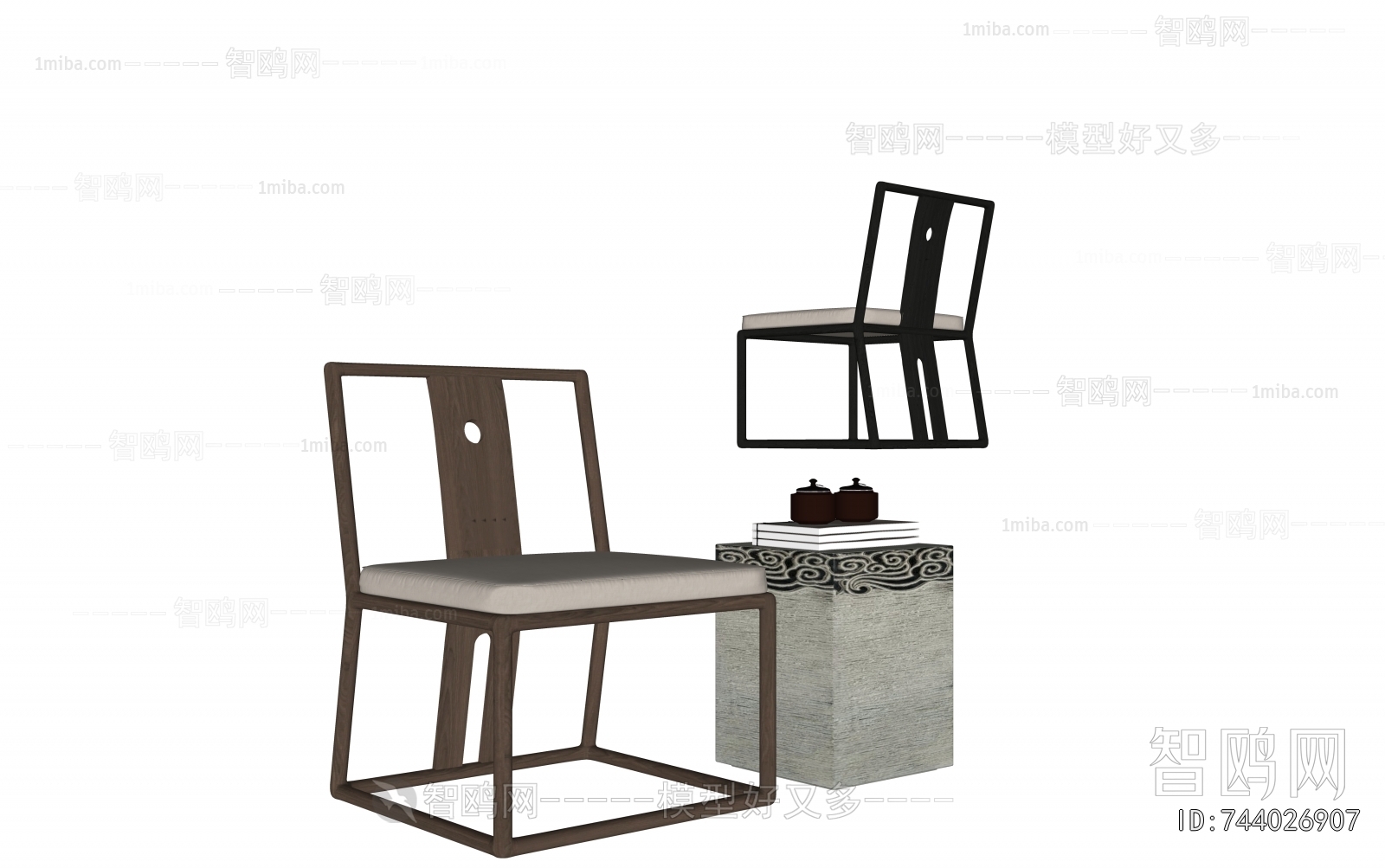 New Chinese Style Lounge Chair