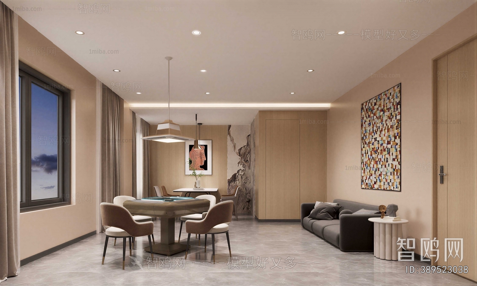 Modern Chess And Card Room