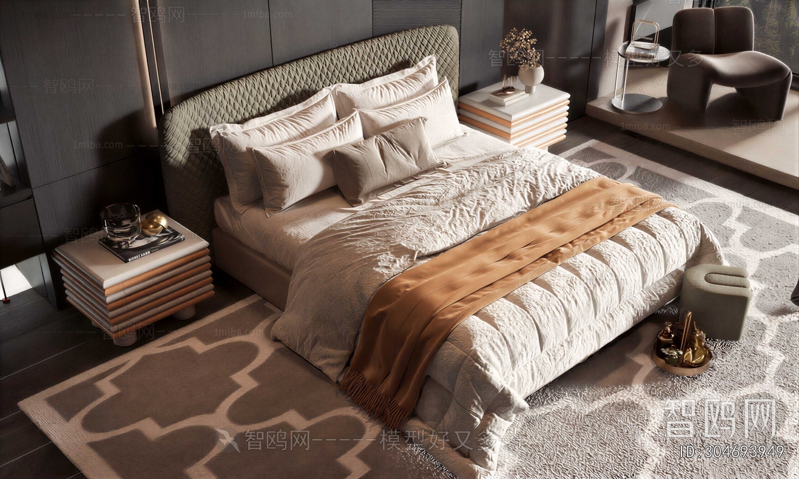 Modern Double Bed