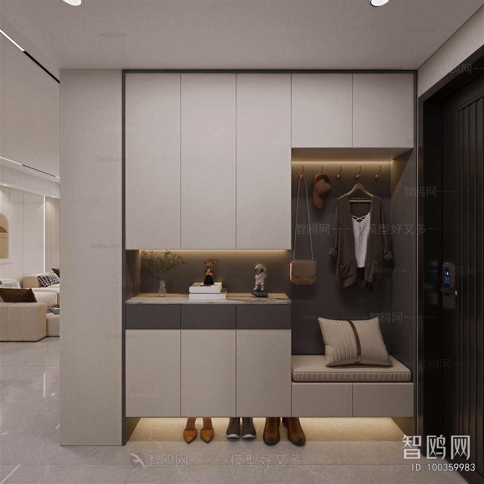 Modern Entrance Cabinet